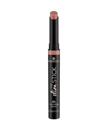 Essence the Slim Stick lipstick No. 102 Nude long -lasting nourishing express results color -intensive matt vegan without perfume without alcohol without parabens 1 Pack (1st pack) 102 over the nude