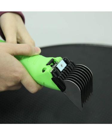 Shernbao Professional Stainless Steel Clip Guide Comb Set for A5 Style Detachable Blade Clippers - Fits #10/15/30 - Ideal for Pets and Horses - Buy Online on GoSupps.com