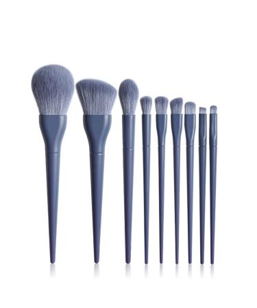 MADALIAN 9 Makeup Brushes Set Complete Eyeshadow Brushes Beauty Tools Loose Powder Blush Lip Brushes 1 1 D
