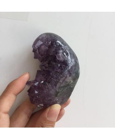 Natural Crystal Rough raw Natural Dark Purple Amethyst Quartz Crystal Gemstone Crystal Cluster Specimen Art Collection Brazil - Buy Online on GoSupps.com