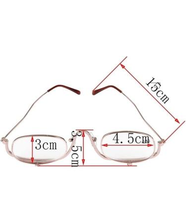 NEBAI Makeup Reading Glasses - +3.0 Magnifying Flip Down Cosmetic Readers for Women | International Shipping Available - Buy Online on GoSupps.com