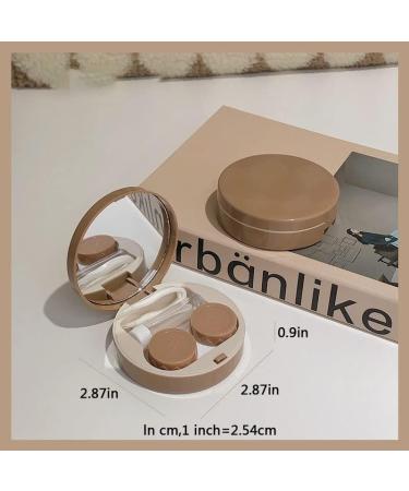 FCSHFC Portable Contact Lens Container Compact Beauty Contact Storage Box (Color B) for Travel & Daily Use - Buy Online on GoSupps.com