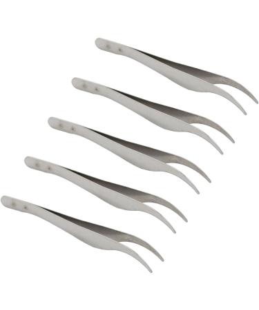 Professional Tip Fine Point Tweezers for Accurate Personals Grooming Nails Technicians Beauticians Stainless Steel - Buy Online on GoSupps.com