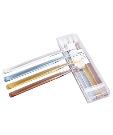 PartyKindom Toothbrushes 8 Pieces Cartons Toothbrush Crystal Bristles Child Soft Toothbrush