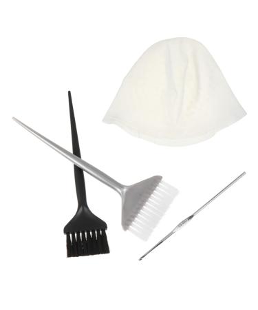 Gatuida 4pi ces Bonnets Pratiques pour Coloration Capillaire avec Crochet et Produits de Teinture
