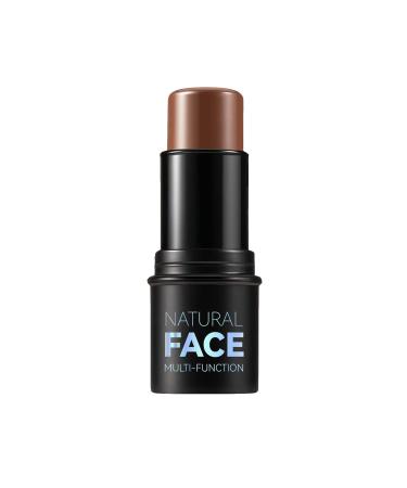 Bronzer stick matte cream contour stick professional face form for contouring stick make-up easy to use with structural cover durable and waterproof ( #6 medium) #6 30 g (1 Pack)