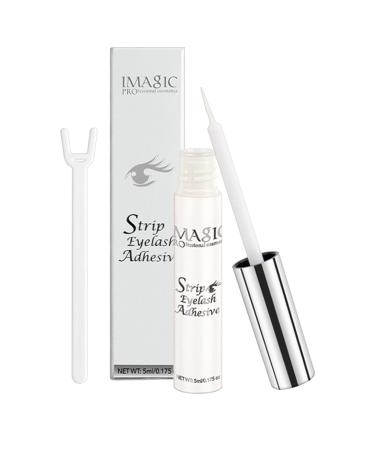 Clear Eyelash Glue | Lash Glue Strong Eyelash Glue Latex Free Eyelash Glue Strong Hold False Eyelash Adhesive Safe On Skin Suitable for Sensitive Eyes Waterproof Clearful