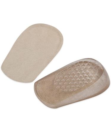 Premium Heel Liner Gel Shock Absorption Protectors for Heel Spurs & Pain Relief - X-Large Flannel Apricot - Buy Online on GoSupps.com