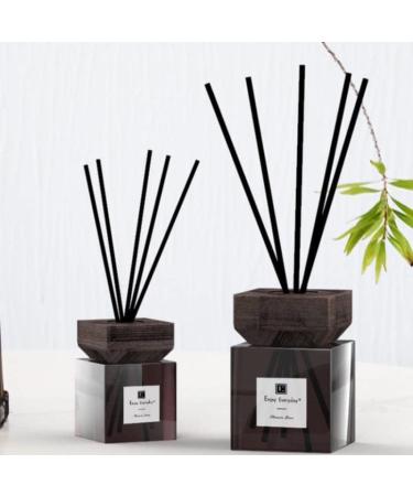 60 Natural Rattan Diffuser Sticks | Aromatherapy Room Fragrance | Eco-Friendly Replacement for Aroma Diffusers - Black - Buy Online on GoSupps.com