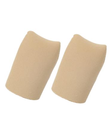 JEWEDECO 2pcs Toe Scuffs Toe Tubes Sleeves Big Toe Guards Finger Tube Sleeves Elasto Gel Silicone Gel Silicone Toe Sleeves Covers for Toe Split Toe Covers Toe Sleeve Cotton Corn As Shown 2.5x4cm