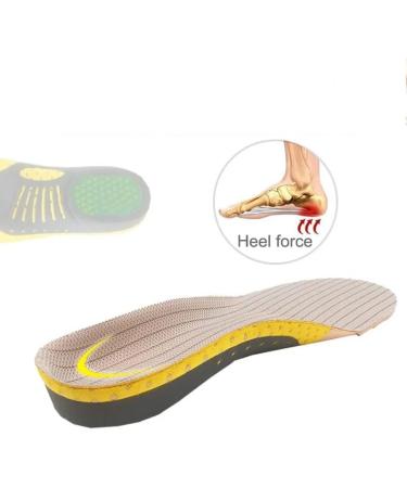 Orthotic Insoles for Flat Feet - Supportive Plantar Fasciitis Inserts - Large Size - Buy Online on GoSupps.com