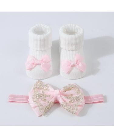 JSGHGDF Headbands Socks Set Elastic Hair Bands with Headwear Stylish Baby Knitted Socks for Newborns & Toddlers Yellow - Buy Online on GoSupps.com