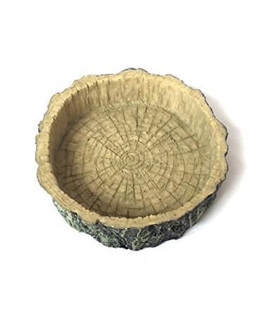 Reptile Feeding Bowl Saim Reptile Rock Worm Feeder/Food and Water Dish