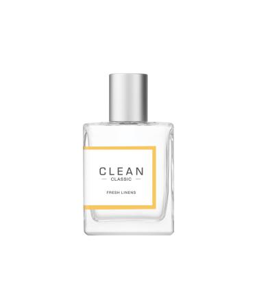 CLEAN CLASSIC Eau de Parfum Light Casual Perfume Layerable Spray Fragrance Formulated with Vegan Phthalate-Free & Paraben-Free Ingredients 2 Fl Oz (Pack of 1) Fresh Linens