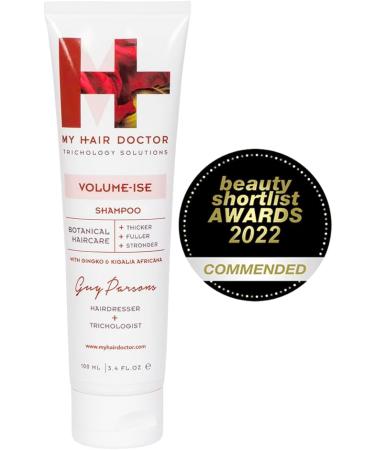  MY HAIR DOCTOR My Hair Doctor Volume-ISE Thickening Shampoo for Fine Thinning Hair Volumizing Hair Vegan Hair Care Enriched with Vitamin B3 Ginkgo and Clary Sage Hair Loss and Hair Thinning Reduction 100 ml - Buy Online on GoSupps.com