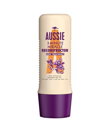 Aussie 3 minute Miracle Reconstructor 250 ml intensive care for damaged hair with macadamia nut oil hair mask hair treatment dry hair hair treatment hair care dry hair hair cure - Buy Online on GoSupps.com
