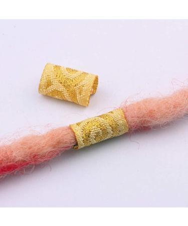 Lurrose 12pcs Fabric Dreadlock Beads - Colorful Braid Cuffs Hair Accessories for Women Men | Mixed Style - Buy Online on GoSupps.com