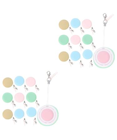 Hemoton 20 pcs Phone Screen Wiper Mobile Phone Screen Cleaner Electronic Wipes for Screens Screen Cleaner Wipes Screen Wipes Screen Cleaning Wipes Lens Wipes Remover pp+Silicone Cell Phone Random Color 1x2pcs 3.5X3.5X1.6CMx2pcs