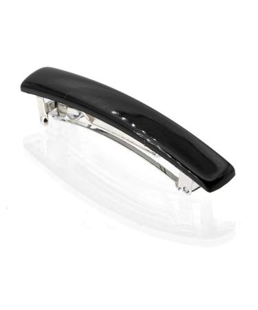 1pc patent clasp 6.4x0.9 in black - Made in Germany - WeLoveBeads