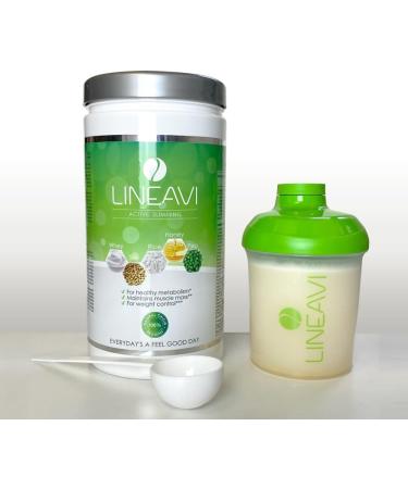 Lineavi Activated Food Diet Shake - 500g Meal Replacement for Weight Loss | Lactose & Gluten-Free Soy Pea Rice & Whey Protein Shaker - Buy Online on GoSupps.com