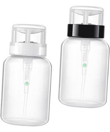 Beaupretty Bottle Lockable Pump Dispensing Bottle for Nail Polish and Makeup Remover push down pump bottle nail art supplies nailpolishh nail polish remover pump nail polisher liquid Art medium Transparent Color - Buy Online on GoSupps.com
