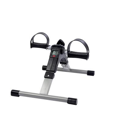 Folding Pedal Exercise Bike, Under Desk Bike Pedal Exerciser, Mini Exercise Bike