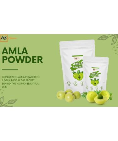 mGanna 100% Natural and Pure Deseeded Amla Powder 0.50 lbs/ 227 g Indian Gooseberry Emblica Officinalis for Health Skin and Hair Care - Buy Online on GoSupps.com