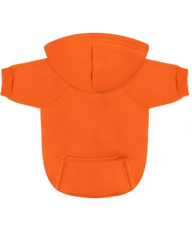 IDEPET XL Orange Pet Towel | Soft & Absorbent Dog Bathrobe for Little Dogs & Chihuahuas - Buy Online on GoSupps.com