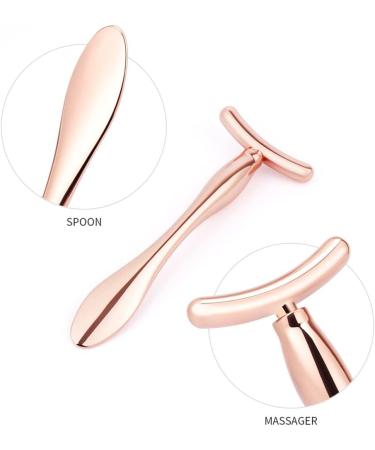 AKOAK 2pc Metal Eye Cream Applicator & Facial Roller Stick - Reduce Puffiness, Wrinkles & Dark Circles (Gold) - Buy Online on GoSupps.com