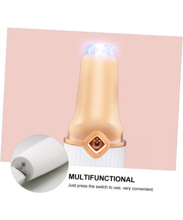LOLIPPYY Multi Function USB Hair Removal Machine for Women Lightweight Painless Trimmer with Interchangeable Eyebrow Head Suitable for Face Underarms White - Buy Online on GoSupps.com