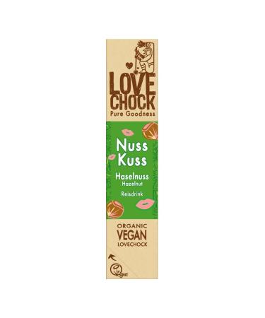 Lovechock Lovechock 2 x Chocolate Bars with Nuts Hazelnuts and Rice 40g