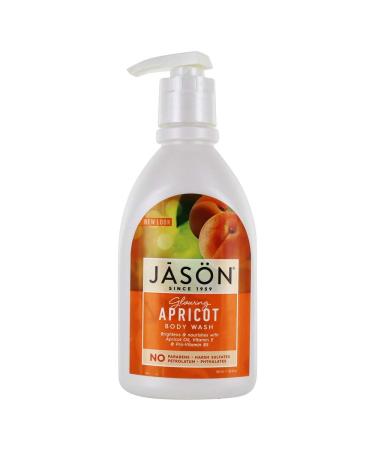 Jason Natural Products Apricot Satin Shower Body Wash 30 Fl Oz 3 Count (Pack of 1)