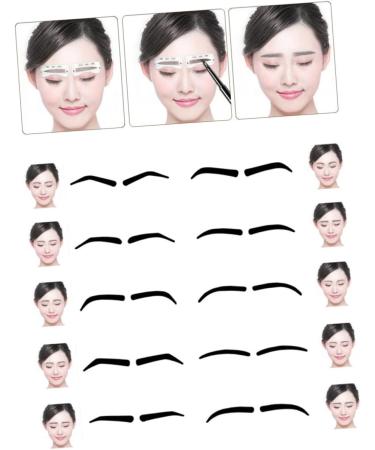 Beavorty 10pcs Eyebrow Shaping Stencils Eyebrow Shaping Kit Eyebrow Templates Mold Set Eyebrow Shape - Buy Online on GoSupps.com