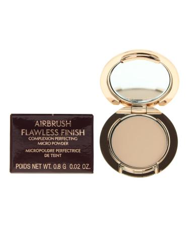 Charlotte Tilbury Airbrush Flawless Finish 2 Medium Powder 0.8g Medium 0.80 g (Pack of 1)