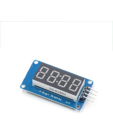 qazaa TM1637 LED Module 4-Bits LED Display Module 4 Serial Driver Board for 0.36 Inch 7-Segment Red Anode Clock Tube - Buy Online on GoSupps.com