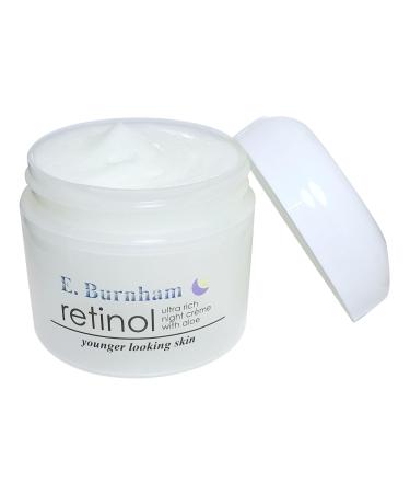 E. Burnham Retinol Ultra Rich Night Cr me with Aloe 2 Oz. - Facial Night Cream Moisturizer - Buy Online on GoSupps.com