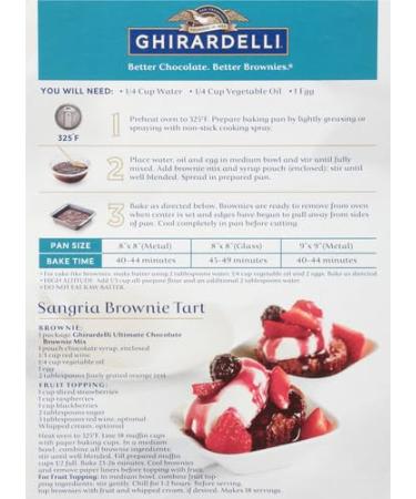 Buy GHIRARDELLI Triple Fudge Brownie Mix - 19 oz | Perfect for Baking & Indulgent Treats | Ships Internationally - Buy Online on GoSupps.com