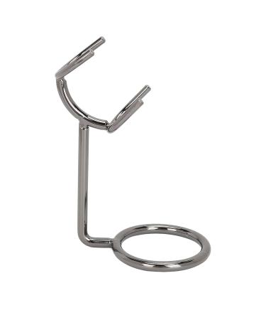 Stainless Steel Shaver Holder Stand | Black Razor Brush Holder for Optimal Ventilation - Buy Online on GoSupps.com