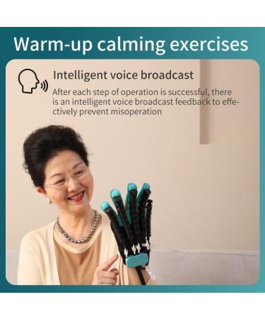 Rehabilitation Robot Gloves for Hand Recovery | Electric Finger Training Device | Hemiplegia Rehab Exerciser | Adjustable Strength & Temperature | Size LEFT L - Buy Online on GoSupps.com