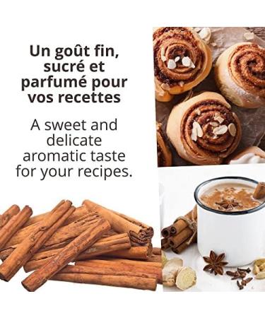 Khla - Organic Ceylon Cinnamon Sticks 500g - Premium Whole Sri Lankan Cinnamon - Cooking & Baking Ingredient - Asian Spice - Christmas Recipes Cinnamon Rolls - Origin Sri Lanka - Buy Online on GoSupps.com