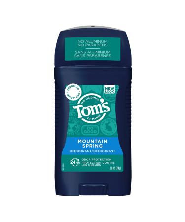 Tom's of Maine Deodorant for Men Mountain Spring 2.8 oz