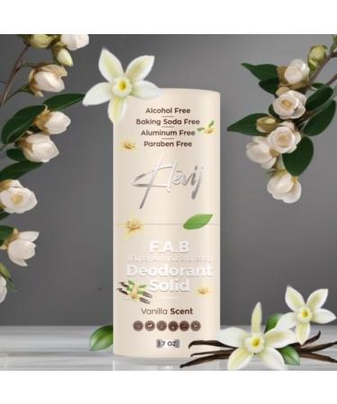 All Natural Vanilla Scented F.A.B. Deodorant | 1.7 oz For Fupa Armpit and Breast | Aluminum-Free Alcohol-Free Organic - Buy Online on GoSupps.com