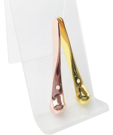 Eye Cream Applicator Wand - Dark Circles Removal Roller & Facial Massager - Rose Gold 5.6cm - Buy Online on GoSupps.com