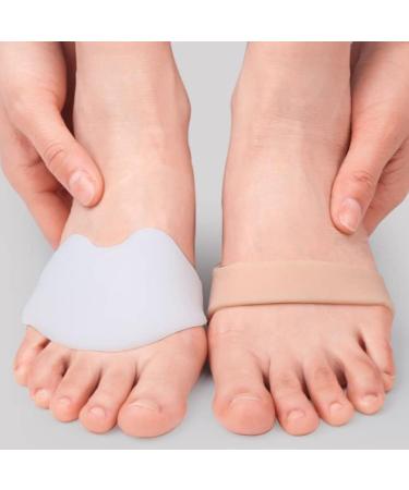 Beavorty Forefoot Half Size Pads - 2 Pairs Comfort Heel Cushions for High Heels & Shoe Toe Support - Replaceable Foot Cushions for Men & Women - Buy Online on GoSupps.com