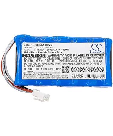 SPANN Battery Replacement for Nihon Kohden OLG-2800 & OLV-2700 Monitors | 7.2V Part No: X072 YS-085P6 - International Shipping Available - Buy Online on GoSupps.com