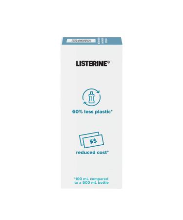 Listerine Zero Alcohol Mouthwash Concentrate Starter Kit - 1 x 500 mL & 2 x 100 mL - Buy Online on GoSupps.com