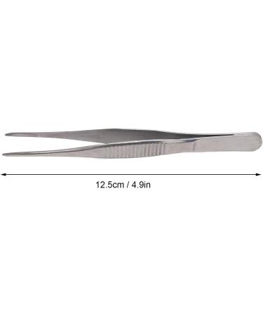 Tweezers Tool Portable Erosion Resistant Stainless Steel Tip Tweezers with Serrated Edge Easy to Clean for Watch Repair Bag (Straight Tip) - Buy Online on GoSupps.com