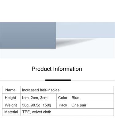 CSCDD Height Increase Insole - TPE Silicone Gel Lift Pads for Comfort | 1CM Height Booster Shoe Inserts - Buy Online on GoSupps.com