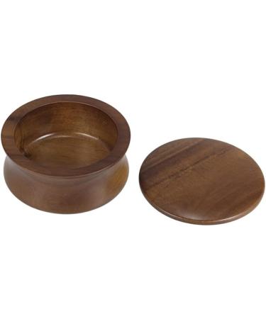 DOITOOL Wooden Shaving Bowl Set - Antique Shaving Soap Mug with Brush for Men | Travel-Friendly Shaving Essentials - Buy Online on GoSupps.com