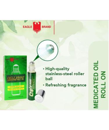 Eagle Brand Medicated Roll On - Fast-Acting Pain Relief - Buy Online on GoSupps.com